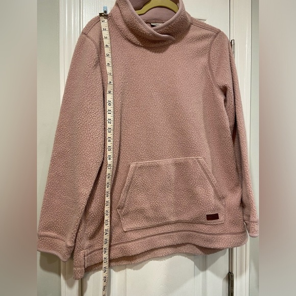 L.L. Bean Women’s Mock Neck Sherpa Pullover Fleece size M - Picture 7 of 9